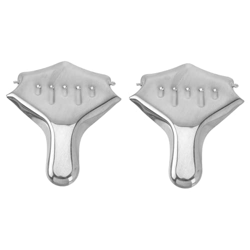 VERDANVERSE 2 Stück Manuelle Zitronenpresse Edelstahl Handlicher Obstsaftentsafter Kompakter Fruchtsqueezer für Küche und Zuhause Leicht Einfach zu Reinigen ohne Strom für Zitronen und von VERDANVERSE