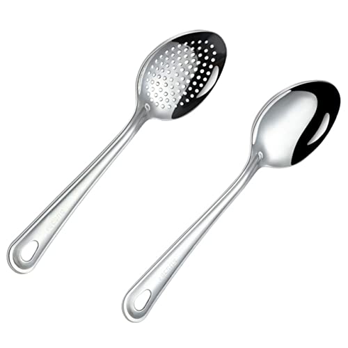 VERDANVERSE 2 Stück Servierlöffel Multifunktionale Küchengeräte für Obst Desserts und Spülmaschinenfest und Leicht zu Reinigen VERDANVERSE 2 Stück Servierlöffel Multifunktionale Küchengeräte für Obst Desserts und Spülmaschinenfest und Leicht zu Reinigen von VERDANVERSE