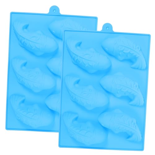 VERDANVERSE 2 Stück Silikon Fisch Kuchenformen für Dessert Backen und Kekse Langlebig und Leicht zu Reinigen Zufällige Farben Zufällige Farbe Zufällige Farbe von VERDANVERSE