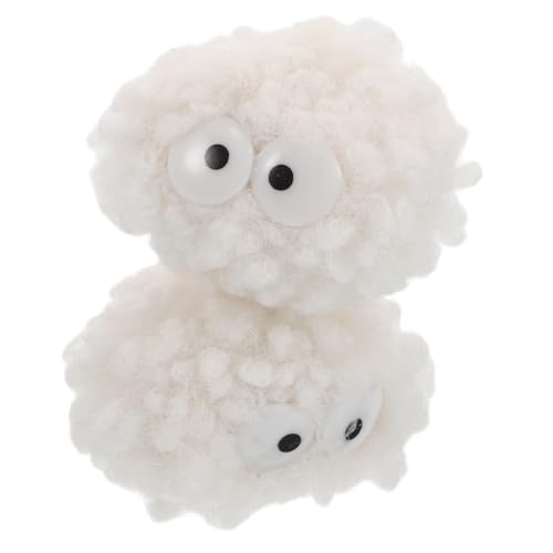 VERDANVERSE 2 Stück Teiliges Katzen Spielset Plüschbälle mit Glocke Sicheres Katzenspielzeug für Drinnen Langlebig und Interaktiv für Katzen und Kätzchen zur Unterhaltung und Beschäftigung von VERDANVERSE