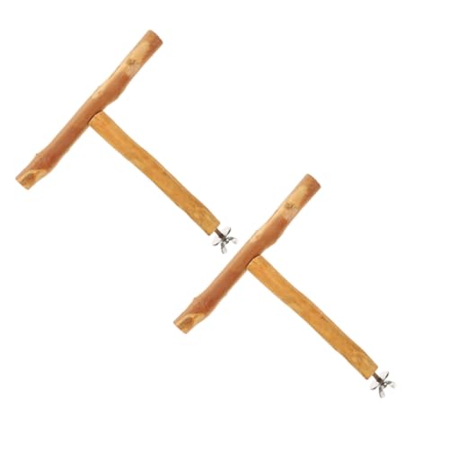VERDANVERSE 2 Stück Teiliges T-Form Vogel Sitzstangen aus Glattem Barkfreiem Holz Stabile Papageien Trainingsplattform für Wellensittiche Nymphensittiche Sicherer Kletterspaß für Käfig und VERDANVERSE 2 Stück Teiliges T-Form Vogel Sitzstangen aus Glattem Barkfreiem Holz Stabile Papageien Trainingsplattform für Wellensittiche Nymphensittiche Sicherer Kletterspaß für Käfig und von VERDANVERSE