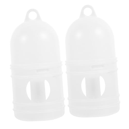 VERDANVERSE 2 Stück Tragbarer Trinkspender für Tauben und Wachteln Kunststoff Wassertränke Abnehmbar und Leicht zu Reinigen Langlebig und für Vogelkäfig Zubehör von VERDANVERSE