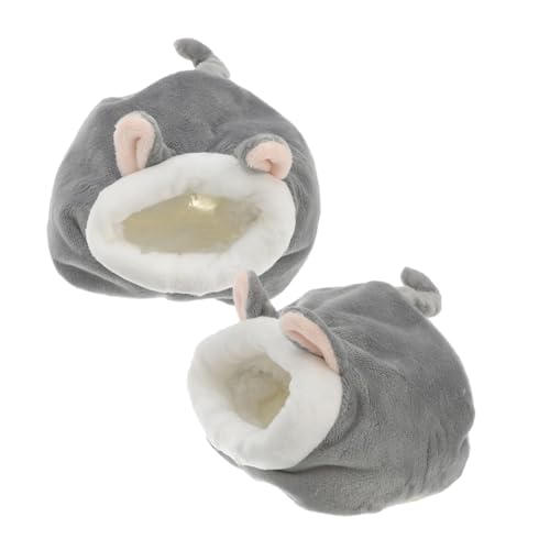 VERDANVERSE 2 Stücke Kleines Plüschhaus für Igel und Kleintiere Belüftetes Plüschbett mit Cartoon Design Warmes Stressreduzierendes Versteck für Hamster Zuckergleiter VERDANVERSE 2 Stücke Kleines Plüschhaus für Igel und Kleintiere Belüftetes Plüschbett mit Cartoon Design Warmes Stressreduzierendes Versteck für Hamster Zuckergleiter von VERDANVERSE