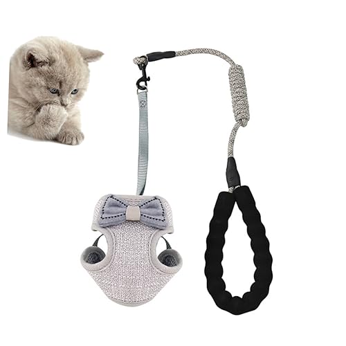 VERDANVERSE 2.5kg Cat Vest Verstellbares Katzen-Geschirr Mit Schleifen-Design Atmungsaktive Und Leichte Katzentragehilfe Geeignet Für Katzen von VERDANVERSE