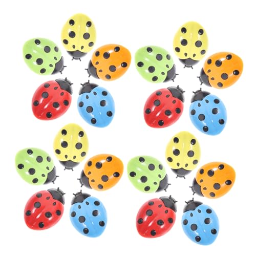 VERDANVERSE 20 Stück Teiliges Bunte Marienkäfer Magnetclips aus Weichem Starke Kühlschrankmagnete Dekorative Whiteboard Büromagnete Schonend für Oberflächen für Haushalt und Büro VERDANVERSE 20 Stück Teiliges Bunte Marienkäfer Magnetclips aus Weichem Starke Kühlschrankmagnete Dekorative Whiteboard Büromagnete Schonend für Oberflächen für Haushalt und Büro von VERDANVERSE