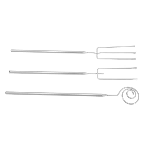 VERDANVERSE 3 Stück Fondue Gabeln für Schokoladen Dip Desserts und Käse Kompakte und Praktische Küchenhelfer für Zuhause und Unterwegs von VERDANVERSE