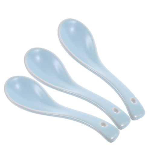 VERDANVERSE 3 Stück Keramik Suppenlöffel Kleine Schöpflöffel aus Hochwertiger Keramik Glatte Oberfläche Farblich Sortiert für Zuhause und Restaurantgebrauch bei Suppen Wontons Zufällige Farbe VERDANVERSE 3 Stück Keramik Suppenlöffel Kleine Schöpflöffel aus Hochwertiger Keramik Glatte Oberfläche Farblich Sortiert für Zuhause und Restaurantgebrauch bei Suppen Wontons Zufällige Farbe von VERDANVERSE
