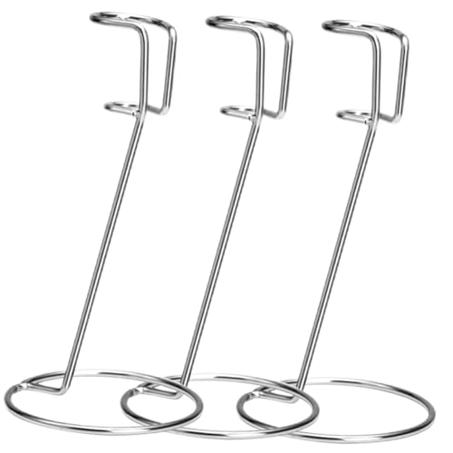VERDANVERSE 3 Stück Teiliges Edelstahl whisk halter Praktischer Elektrischer Schneebesenständer Rutschfester Eierquirl ständer für Küche und Restaurant Leicht zu Reinigen und Platzsparend von VERDANVERSE
