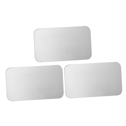 VERDANVERSE 3 Stück Teiliges Kühlpad aus Aluminium Kühlmatte für Hamster Chinchilla Meerschweinchen und Kaninchen Langlebig Großflächig Leicht zu Reinigen für Sommerhitze von VERDANVERSE