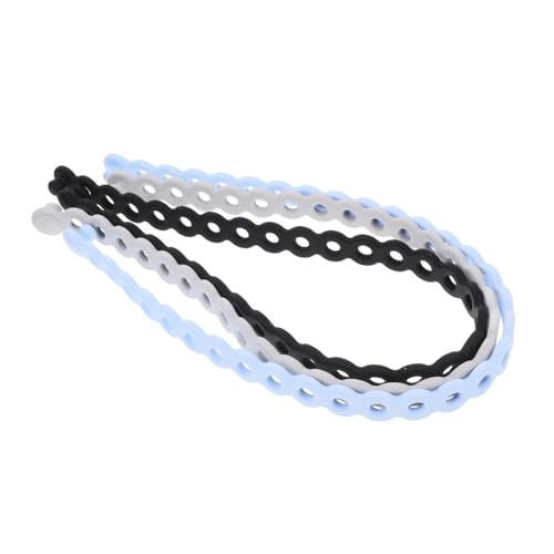 VERDANVERSE 3 Stück Teiliges Silikon Band Verstellbar Vielseitig Flexibel Farben Leichte Tragbare Mehrzweck bindeband für Kabel Verpackung und DIY Wiederverwendbar und Sicher Befestigend VERDANVERSE 3 Stück Teiliges Silikon Band Verstellbar Vielseitig Flexibel Farben Leichte Tragbare Mehrzweck bindeband für Kabel Verpackung und DIY Wiederverwendbar und Sicher Befestigend von VERDANVERSE