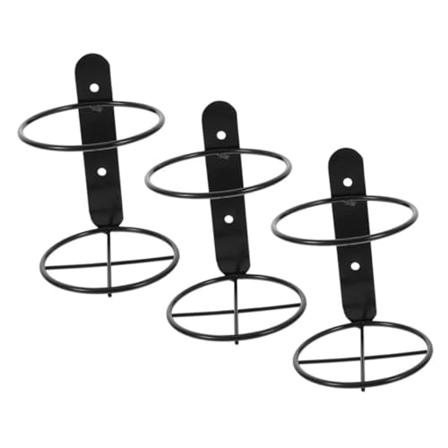 VERDANVERSE 3 Stück Wandweinregal Robuster Metall Weinflaschenhalter für Wandmontage für Weinliebhaber Einfach zu Reinigen und Platzsparend für Rotwein und Dekoration von VERDANVERSE