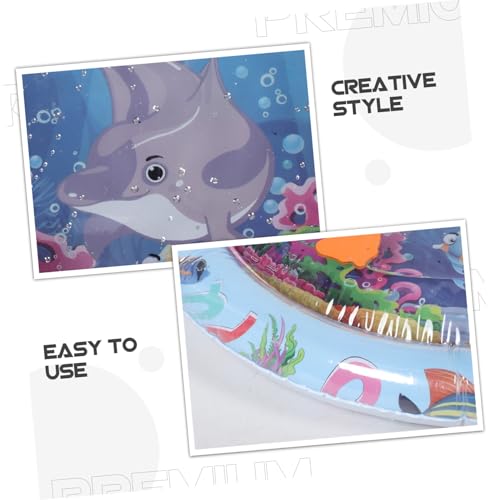 VERDANVERSE 3 Stücke Teiliges Haustier Kühlkissen mit Sensorischer Wassermatte Gepolstert Design Interaktives Spiel Schlafpad für Katzen und Hunde für Heiße Sommertage von VERDANVERSE