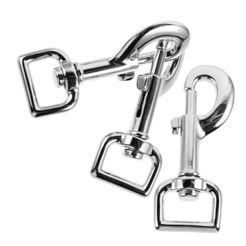 VERDANVERSE 3 Stücke Teiliges Robuste Pet Leashes Safety Clips aus Wetterfestem Zinklegierung mit Drehbarem Karabinerhaken Glatte Oberfläche für Kratzfreie Sichere Verbindung von Hundeleinen VERDANVERSE 3 Stücke Teiliges Robuste Pet Leashes Safety Clips aus Wetterfestem Zinklegierung mit Drehbarem Karabinerhaken Glatte Oberfläche für Kratzfreie Sichere Verbindung von Hundeleinen von VERDANVERSE
