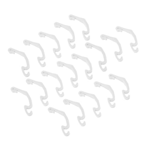 VERDANVERSE 30 Stück Teiliges Kunststoff-käfigverbinder- Kleine Haustierkäfig-Clips für DIY-zusammenbau Robuste Drahtkäfig-schnallen Weiße Befestigung für Hasen- Hamster Kleintierkäfige von VERDANVERSE