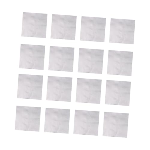 VERDANVERSE 300 Stück Silberne Aluminiumfolie Verpackungspapier Feines Karomuster Lebensmittelgeeignet Für Süßigkeiten Tee Geschenkverpackung Party Favor Wrapper von VERDANVERSE