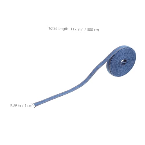 VERDANVERSE 4 Rollen Denim Stoffband in Modischen Farben Robustes Näh und Bastelband für DIY Schleifen Geschenkverpackungen Bekleidung und Kreative Handarbeiten Je VERDANVERSE 4 Rollen Denim Stoffband in Modischen Farben Robustes Näh und Bastelband für DIY Schleifen Geschenkverpackungen Bekleidung und Kreative Handarbeiten Je von VERDANVERSE