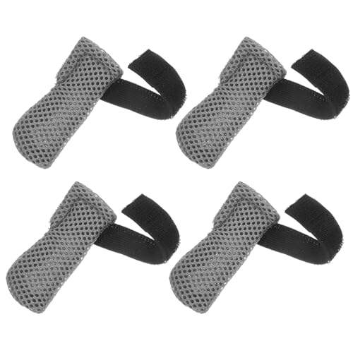 VERDANVERSE 4 Stück Katzen Pfotenschutz Schuhe aus Weichem rutschfest und Kratzfest Schützt vor Verletzungen Beim Baden Medikamentengabe Krallenpflege Komfortabel und Warm von VERDANVERSE