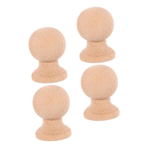 VERDANVERSE 4 Stück Kleine Holz Finials Handgefertigte Geschnitzte Dekorationen für DIY Möbelprojekte Vorhangstangen und Bettsäulen Kompakte Rustikale Zierleisten Khaki VERDANVERSE 4 Stück Kleine Holz Finials Handgefertigte Geschnitzte Dekorationen für DIY Möbelprojekte Vorhangstangen und Bettsäulen Kompakte Rustikale Zierleisten Khaki von VERDANVERSE