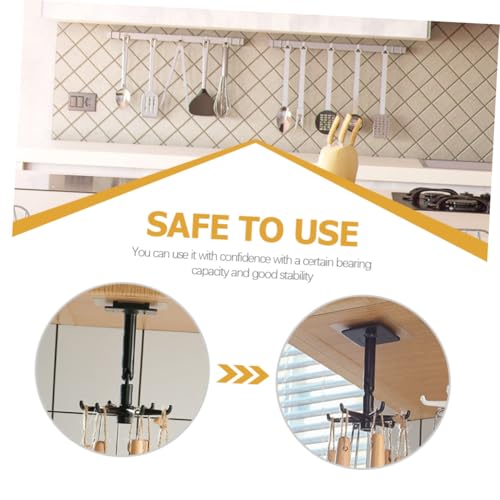VERDANVERSE 4 Stück Teiliges Drehbarer Selbstklebender Küchenhaken Drehbar Multifunktionale Utensilienhalter ohne Bohren Starke Haftung für Küchenutensilien und Wandorganisation VERDANVERSE 4 Stück Teiliges Drehbarer Selbstklebender Küchenhaken Drehbar Multifunktionale Utensilienhalter ohne Bohren Starke Haftung für Küchenutensilien und Wandorganisation von VERDANVERSE