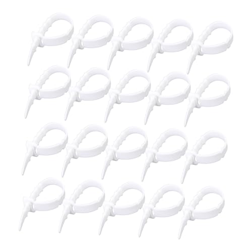 VERDANVERSE 40 Stück Teiliges Silikon Kabelhalter Verstellbare Wickel Earphone Organizer Kompakte Datenkabel Organizer Clips für Schreibtisch und Büro Praktische Kabelbinder zur von VERDANVERSE