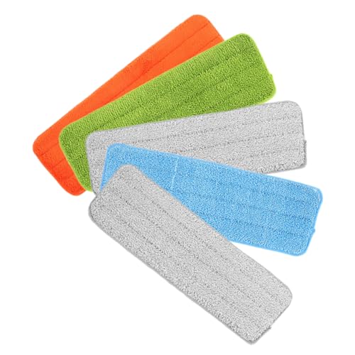 VERDANVERSE 5 Stück Teiliges Mop Pad Ersatzset Saugfähigem Faserstoff Wiederverwendbare Wischmopp Ersatzbezüge für Holzböden Fliesen und Versiegelte Oberflächen Maschinenwaschbar für Haushalt VERDANVERSE 5 Stück Teiliges Mop Pad Ersatzset Saugfähigem Faserstoff Wiederverwendbare Wischmopp Ersatzbezüge für Holzböden Fliesen und Versiegelte Oberflächen Maschinenwaschbar für Haushalt von VERDANVERSE