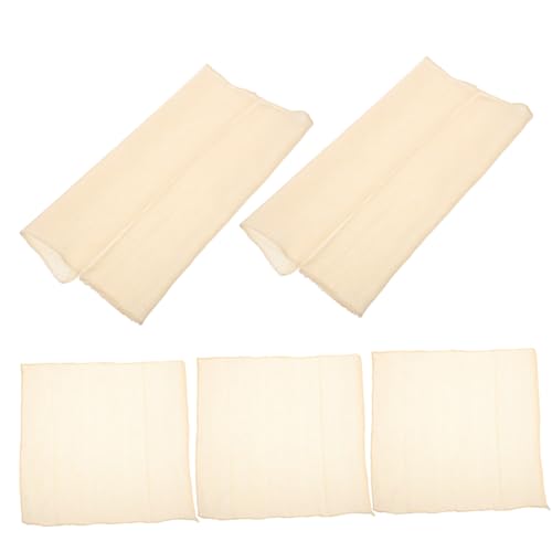VERDANVERSE 5 Stück Teiliges Tofu Käsetuch aus Baumwolle Wiederverwendbares Genähtes Gewebe zum Filtern von Nussmilch und Saft für Dampfgarer und Küchenanwendungen Langlebig und Waschbar für VERDANVERSE 5 Stück Teiliges Tofu Käsetuch aus Baumwolle Wiederverwendbares Genähtes Gewebe zum Filtern von Nussmilch und Saft für Dampfgarer und Küchenanwendungen Langlebig und Waschbar für von VERDANVERSE
