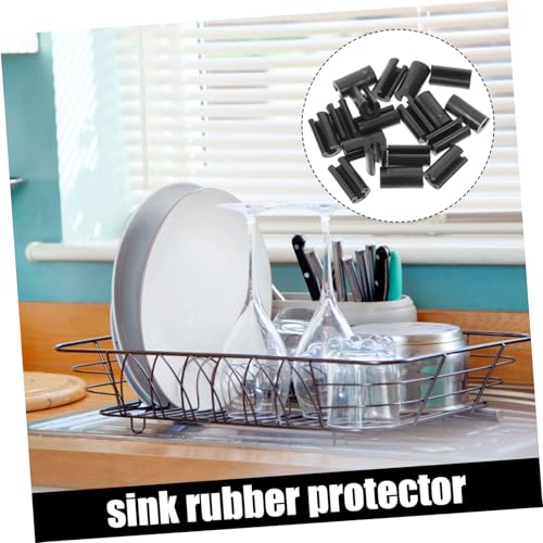 VERDANVERSE 50 Stück Spülbecken Ersatzfüße Gummi Rutschfest U förmig Spülen Schutz Füße für Küchenabflusskorb und Gitter Regal Zubehör Langlebig Robust VERDANVERSE 50 Stück Spülbecken Ersatzfüße Gummi Rutschfest U förmig Spülen Schutz Füße für Küchenabflusskorb und Gitter Regal Zubehör Langlebig Robust von VERDANVERSE
