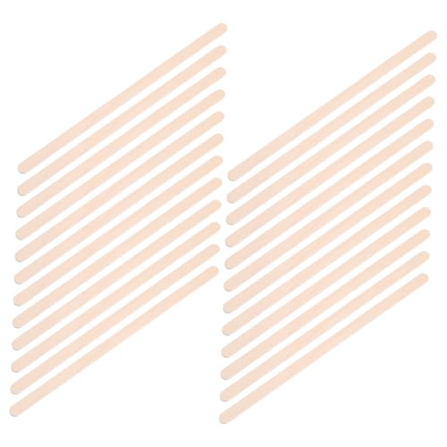 VERDANVERSE 500 Stück Einweg Rührstäbchen Aus Holz Honig Und Kaffee Rührstäbchen Aus Holz Rührlöffel Für Heißgetränke Heißschokoladenstäbchen Beige von VERDANVERSE