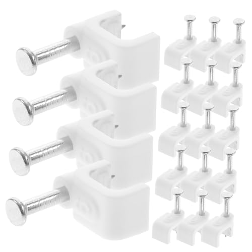 VERDANVERSE 500 Stück Kabelclips mit Nägeln Kabelhalter für Wand und Bodenbefestigung Vielseitig für Lautsprecher Koaxial und Verlängerungskabel Robust und Installieren für und Büro VERDANVERSE 500 Stück Kabelclips mit Nägeln Kabelhalter für Wand und Bodenbefestigung Vielseitig für Lautsprecher Koaxial und Verlängerungskabel Robust und Installieren für und Büro von VERDANVERSE