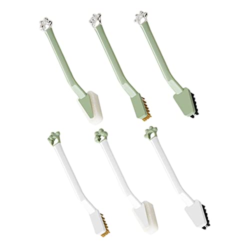 VERDANVERSE 6 Stück Teiliges Reinigungsbürsten mit Ergonomischem Griff Multifunktionale Spül Herdbürsten Wiederverwendbar Verschleißfest für Küche und Haushalt Praktische und Langlebige von VERDANVERSE