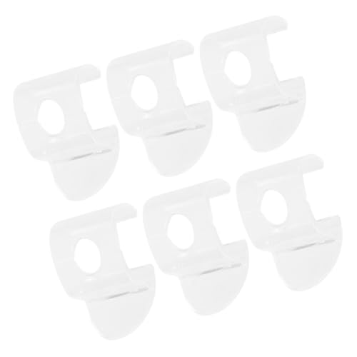 VERDANVERSE 6 Stück Teiliges Transparente Mini Kunststoffgriffe für Cordless Blinds für Jalousien und Plissee Robuste und Stilvolle Fensteraccessoires für Einfache Handhabung und Installation von VERDANVERSE