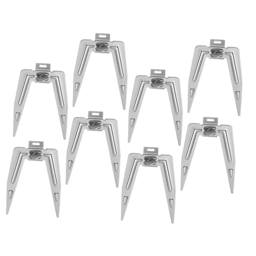 VERDANVERSE 8 Stück Edelstahl Rotisserie Grillgabel Schrauben Drehbare Hähnchengabeln für Backofen und Heißluftfritteuse Vielseitig Einsetzbar für Brathähnchen Grill Bbq Camping Einfache von VERDANVERSE