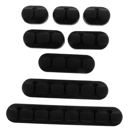 VERDANVERSE 8 Stück Teiliges Silikon Kabelhalter Selbstklebend Kabelclips Kabelorganizer für Schreibtisch Kabelmanagement Rutschfest Robust für Büro und Zuhause VERDANVERSE 8 Stück Teiliges Silikon Kabelhalter Selbstklebend Kabelclips Kabelorganizer für Schreibtisch Kabelmanagement Rutschfest Robust für Büro und Zuhause von VERDANVERSE