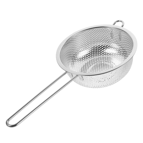 VERDANVERSE Abtropfkorb mit Griff Küchensieb für Gemüse und Obst Robustes Reiswasch und Abtropfsieb Multifunktionaler Küchenkorb für Effizientes Waschen und Abtropfen von VERDANVERSE