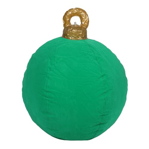 VERDANVERSE Aufblasbare Weihnachtskugeln Flock PVC Wiederverwendbar Leicht Outdoor Deko Für Rasen Garten Veranda Festliche Party Weihnachtsornamente VERDANVERSE Aufblasbare Weihnachtskugeln Flock PVC Wiederverwendbar Leicht Outdoor Deko Für Rasen Garten Veranda Festliche Party Weihnachtsornamente von VERDANVERSE