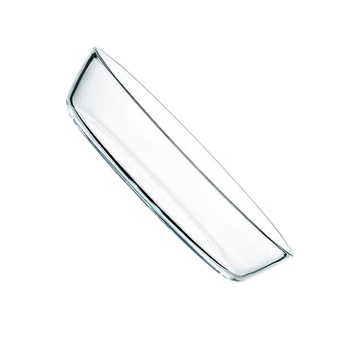 VERDANVERSE Backform Oval Transparentes Serviergeschirr für Mikrowelle Kühlschrank Hitzebeständig Stapelbar Rostfrei für Aufläufe von VERDANVERSE