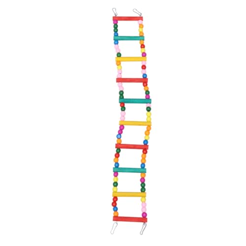 VERDANVERSE Bunte Papageien Leiter mit Perlen Holz Kletterleiter für Wellensittiche und Kleine Vögel Sicheres Vogelspielzeug für Käfig Fördert Bewegung und Beschäftigung VERDANVERSE Bunte Papageien Leiter mit Perlen Holz Kletterleiter für Wellensittiche und Kleine Vögel Sicheres Vogelspielzeug für Käfig Fördert Bewegung und Beschäftigung von VERDANVERSE
