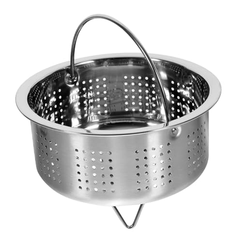 VERDANVERSE Dampfgarer Einsatz aus Kleiner Dampfeinsatz Hitzebeständiger Steamer Korb mit Griff Verbrühung Robust und Leicht Geeignet für Kochtöpfe und Reiskocher von VERDANVERSE