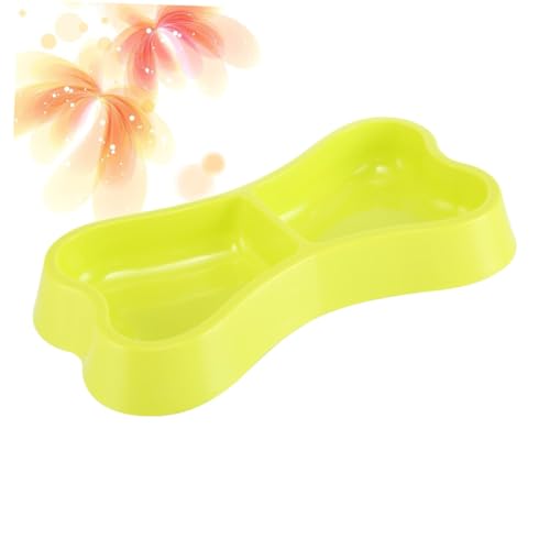 VERDANVERSE Doppelnapf Hund und Katze Knochenform Futternapf aus Sicherem Kunststoff rutschfest Leicht zu Reinigen für Trockenfutter Nassfutter Leckerlis Wasser Geeignet Grün VERDANVERSE Doppelnapf Hund und Katze Knochenform Futternapf aus Sicherem Kunststoff rutschfest Leicht zu Reinigen für Trockenfutter Nassfutter Leckerlis Wasser Geeignet Grün von VERDANVERSE