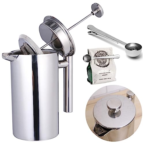VERDANVERSE Doppelwandiger Kaffeebecher Isolierkanne für Tee und Kaffee Tragbar für Camping Design Leicht zu Reinigen Multipurpose VERDANVERSE Doppelwandiger Kaffeebecher Isolierkanne für Tee und Kaffee Tragbar für Camping Design Leicht zu Reinigen Multipurpose von VERDANVERSE