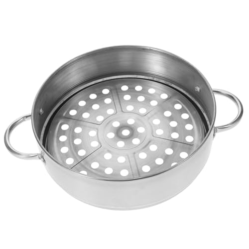 VERDANVERSE Edelstahl Dampfkorb Dünsteinsatz für Gemüse und Knödel Stabiler Steamerkorb mit Glatter Oberfläche Leicht zu Reinigen Kompakt und Hitzebeständig für Vielseitiges Dampfgaren von VERDANVERSE