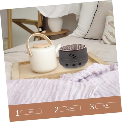 VERDANVERSE Edelstahl Hollow Teapot Warmer mit Hitzebeständigem Design Praktischer Teewärmer für Zuhause Langlebiger Tea Heating Stove Einfach zu Reinigen als von VERDANVERSE