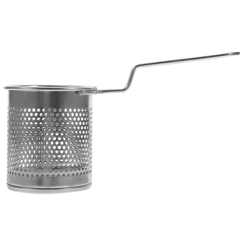 VERDANVERSE Edelstahl Hot pot Sieb mit Haken Hitzebeständig Leichtes Tragbares Nudelsieb für Pasta und Küchenabfluss Robustes Verformungsfreies Küchensieb für Hot pot Kochen und Abflusssieb von VERDANVERSE