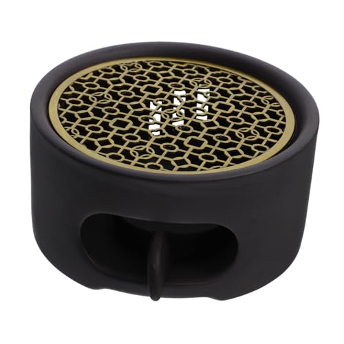 VERDANVERSE Edelstahl Teewärmer mit Teelichthalter Retro Teapot Warmer Dekorativer Teeheizofen mit Langlebigem Metallgehäuse für Teeliebhaber und Tägliche Teezubereitung von VERDANVERSE