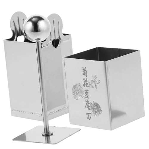 VERDANVERSE Edelstahl Tofu mit Quadratischem Gitter Manueller Tofuschneider für Tofu Käse und Gemüse Geeignet für Restaurants Küchenzubehör für Chrysanthemenförmiges Schneiden VERDANVERSE Edelstahl Tofu mit Quadratischem Gitter Manueller Tofuschneider für Tofu Käse und Gemüse Geeignet für Restaurants Küchenzubehör für Chrysanthemenförmiges Schneiden von VERDANVERSE