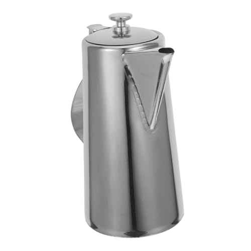 VERDANVERSE Edelstahl Wasserkrug Mit Ergonomischem Griff Für Kalte Getränke Vielseitig Einsetzbar Küche Und Restaurant Tropffreies Ausgießen Langlebig Und Pflegeleicht von VERDANVERSE