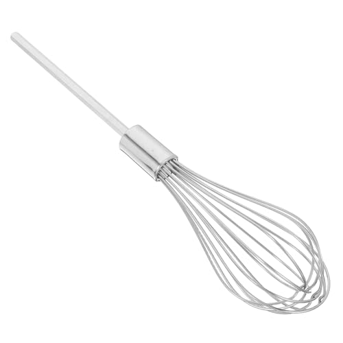 VERDANVERSE Extra Langer Dicker Edelstahl Rührstab für Handmixer und Bohrmaschine Multifunktionaler Küchenschneebesen zum Schnellen Mixen von Teig Eiern und Saucen Rostfrei Wiederverwendbar von VERDANVERSE