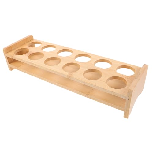 VERDANVERSE Fach Shot Glasses Display Tray aus Holz Kompakter Whiskey Cups Organizer Platzsparender Schnapsgläser Halter für Bar Zuhause und Partys Leicht zu Reinigen und Vielseitig von VERDANVERSE