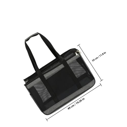 VERDANVERSE Faltbare Atmungsaktive Katzentransporttasche aus Oxford Material Tragbare Haustiertragetasche für Katzen Kleine Hunde und Kleintiere Leichter Robuster Netzstoff für Sommerausflüge von VERDANVERSE