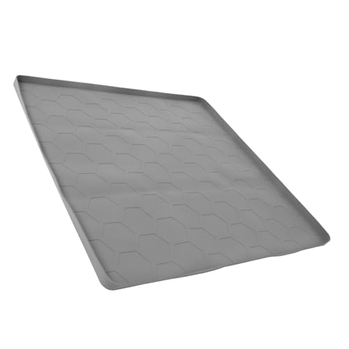 VERDANVERSE Flexibler Wasserfester Unter sink matte mit Einzigartigen Abflusslöchern Geräuschdämpfend und Robust Schutz für Küchen Badezimmerunterschränke von VERDANVERSE